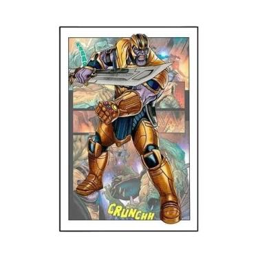 Imagem de Homem-Aranha Homem De Ferro Hulk Marvel Pintura Em Tela Arte De Parede