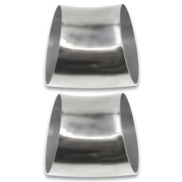 Imagem de Gorniloxam Cotovelo De Escape 4" A 45 Graus (Cotovelo Com Mandril) Em Aço Inoxidável 304, Adequado Para Tubos Modificados Carro, Corrimão Escada, Etc. (2 Peças)