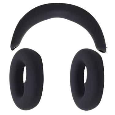 Imagem de Refrigeração Silicone Headband & Earpads para Momentum 4 Wireless Over Ear Headphones, Impulsionar o Conforto, Espessura e Isolamento de Som para Ouvir épico, Preto