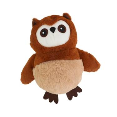 Imagem de IEUDNS Brinquedo interativo para cachorro, brinquedo de estimação que se move e faz barulho, treinamento, resistente a mordidas, presente de aniversário para, Coruja 24cmx24cm