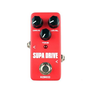Imagem de KOKKO Mini Pedal De Efeitos Para Guitarra Supa Drive - Processador Som Com Efeito Overdrive Quente E Limpo, Acessório Portátil Baixo Fod5