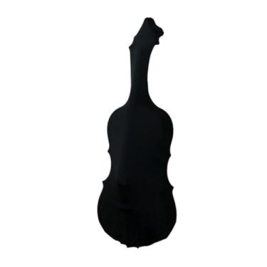 Imagem de menolana Capa protetora de violoncelo de seda, fácil manutenção, portátil, espessada, reutilizável, elegante, capa protetora, proteção contra poeira, Preto