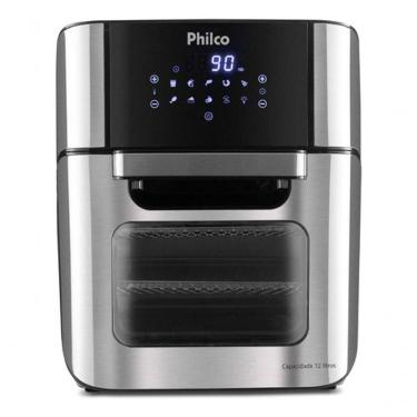 Imagem de Fritadeira Air Fryer Oven Philco Sem Oleo PFR2250V 4 Em 1 12L 1800W Preto 110V