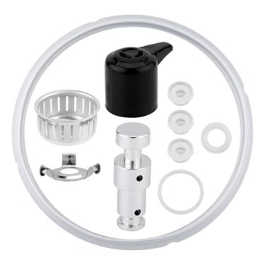 Imagem de BOXOB Conjunto De Peças Reposição Para Instant Pot Duo 8-Qt, 9,17 Pol E 10 Pol. Diâmetro Interno Externo Válvula Flutuante Anel Vedação Silicone Acessórios Panela Pressão Itens Essenciais Cozinha