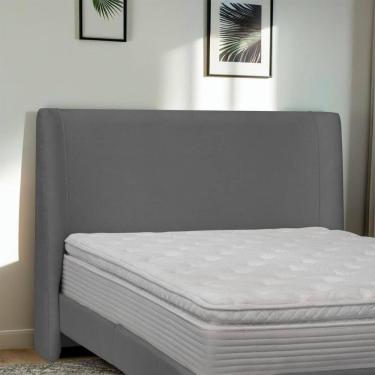 Imagem de Cabeceira Estofada Montreal 175cm para Cama Box Queen Size Bouclê - SOFA STORE