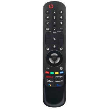 Imagem de MR21GC Controle remoto de substituição de voz compatível com LG 2021 Smart TV 86UP8050PVB 75QNED99UPA 65NANO75UPA 86NANO90UPA 86UP8770PUA 60UP7700PUB 50NANO80UPA 55NANO90P 60UP76670PUB 50NANO80UPA