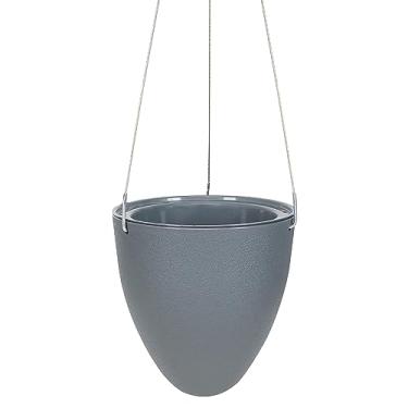 Imagem de Cachepot Suspenso Egg Autoirrigável Branco Sólido