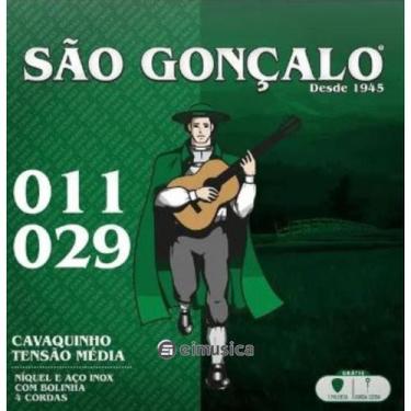 Imagem de Encordoamento Para Cavaquinho/Banjo São Gonçalo - Modelo em Níquel com
