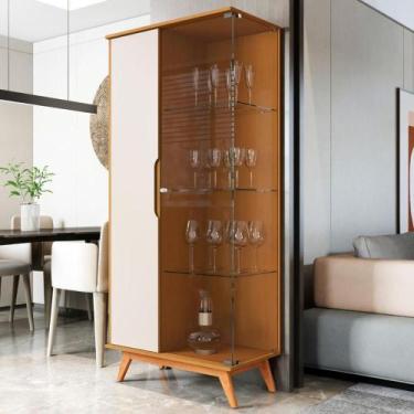 Imagem de Cristaleira Bauneario Camboriu Off White Nature - CASA H