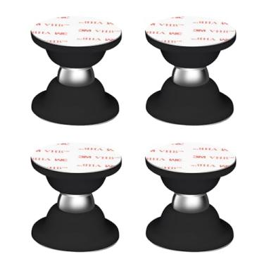 Imagem de ESUDNT Suporte magnético para porta de trailer para manter a porta aberta, captador de porta de trailer, suporte de porta de trailer trava para porta de bagagem de trailer, compartimentos (preto,