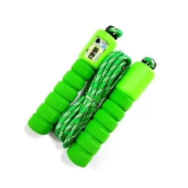 Imagem de Corda De Pular Com Contador De Giros Fitness Academia