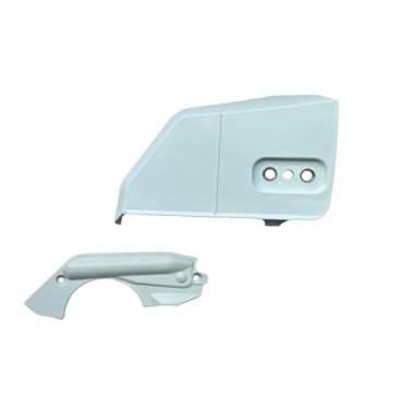 Imagem de Compatível com ST MS170 MS180 Kit inicial de motosserra com disco de puxar, pastilha de freio, parafuso de ajuste (MS170 MS180 painel lateral esquerdo)