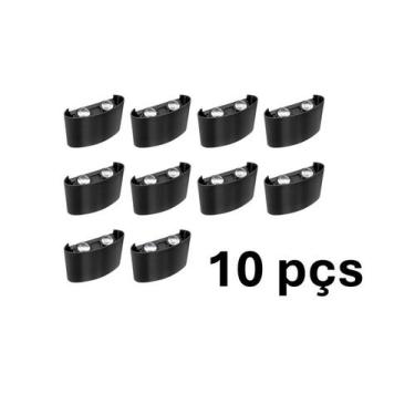 Imagem de Kit 10 peças Arandela de Led 4W luz amarela iluminação - Ledeal