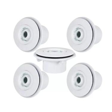 Imagem de Kit 5 Bocal De Retorno Para Piscina Fibra Slim Vazão 4 M³/h - FLUIDRA