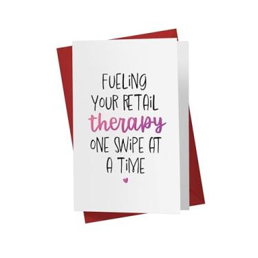 Imagem de Karto Cartão de felicitações engraçado para mulheres combinarem com vale-presente - 5,5 × 21,6 cm - Aniversário, aposentadoria e agradecimento - 30º 40º 50º 60º 70º - Varejo