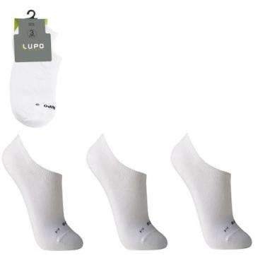 Imagem de Meias Lupo-kit C/ 9 Pares Meias Sapatilha Sport Ref.3270-089, Branco, 