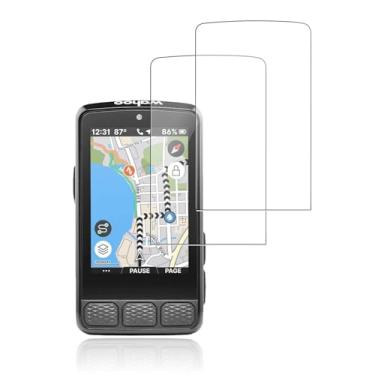 Imagem de NOUKAJU [Pacote com 2] Protetor de tela para Wahoo ELEMNT ROAM V3, película protetora HD, dureza 6h, arranhões, anti-impressão digital, película protetora para computador Wahoo ELEMNT ROAM V3 (não