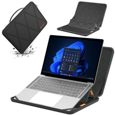 Imagem de Smatree Capa protetora rígida de EVA com suporte para Lenovo ThinkPad L14 Gen 5/X1 Yoga Gen 8/7/6 2 em 1, para ThinkPad X1 Carbon Gen 11/10, para IdeaPad Flex 5i/5 2 em 1, ThinkBook 14 Gen 6/7 (MS56)
