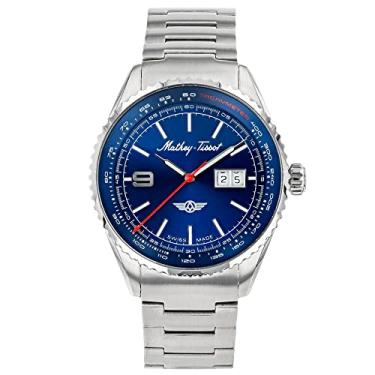Imagem de Mathey-Tissot Relógio masculino Atlas MTWG9001104 de quartzo suíço, Prata, 21MM, Mathey Tissot Atlas Collection Relógio com três ponteiros