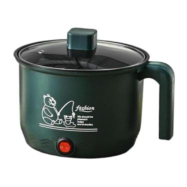 Imagem de WeiLaiKeQi Panela elétrica de arroz antiaderente portátil, adequada para 1 a 2 pessoas, panela de 600 W para cozinhar macarrão, bife, ovos, sopas, Só Pote