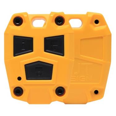 Imagem de AJT Design Chaveiro de plástico ABS para FJ Cruiser (2008-2014) | Substituição de chaveiro | Acessórios FJ Cruiser - Feito nos EUA | Amarelo Sun Fusion