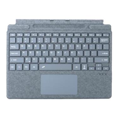 Imagem de Zoof Teclado para Microsoft Surface Pro Copilot+ (11ª edição) / Pro 11 / Pro 10 / Pro 9 / Pro 8 / Pro X, 13 polegadas, capa tipo destacável com touchpad, retroiluminado em 7 cores e suporte para