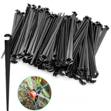 Imagem de 20 peças de suporte de gotejamento de irrigação suporte de mangueira de tubo de 1/10.2 cm