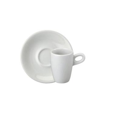 Imagem de Xicara para Café com Pires 70ml Porcelana Schmidt - Mod. Sofia Alta 90