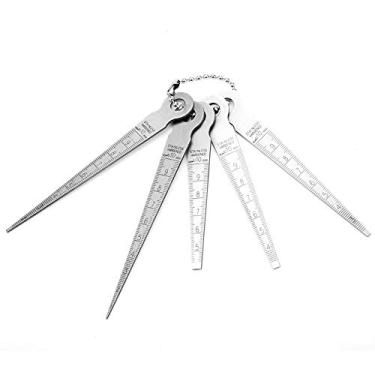 Imagem de Estink Conjunto de Medidores de de de Aço Inoxidável de Aço Inoxidável de 5 Mm 10mm Com Graduações Claras para Inspeção de Diâmetro Interno do Slot de Orifício