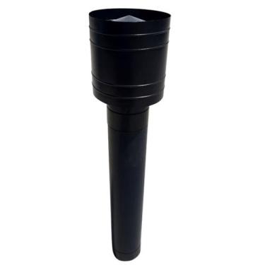 Imagem de Kit Chaminé 130mm Com Duto E Chapéu Canhão Sputinik - For - INOX LAURI