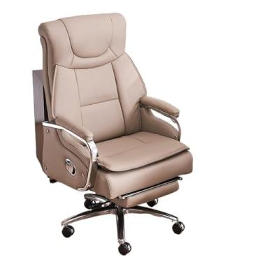 Imagem de ZzleoyuUUs-12 Cadeira de escritório de couro de luxo com massagem e reclinável para escritório doméstico executivo confortável cadeira de computador