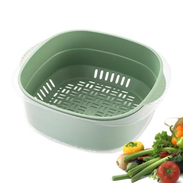 Imagem de Cesta de filtro de lavagem - Tigela para peneira de alimentos - Filtro de limpeza de vegetais, tigela de filtro de alimentos com cesta de filtro de água, filtro de filtragem de vegetais de Hersil