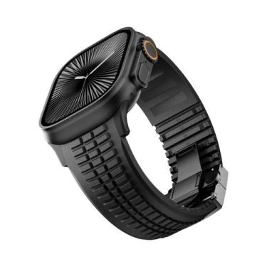 Imagem de Pulseira De Borracha De 46mm 45mm 44mm 42mm Para Apple Watch Ultra 2 1
