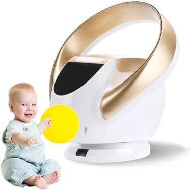 Imagem de Mesa De 8 Velocidades Sem Lâmina Montada Na Parede Fs Mesa De Pedestal F Oscilante Com Temporizador De Sono Controle Remoto Home Silent F Led Display, White