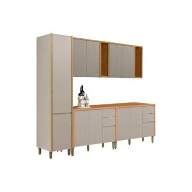 Imagem de Cozinha Modulada Completa Allure 5 Peças (2Aéreos+2Balcões+1Paneleiro)