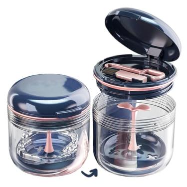 Imagem de MURRI&MURRDI Estojo de Contenção, Caixa de Banho para Dentadura com Cesto de Filtro, Estojo de Protetor Bucal com Espelho, Copo de Limpeza para Aparelho Ortodôntico, Recipiente de Armazenamento de Con