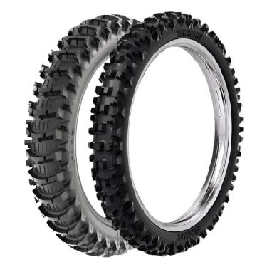 Imagem de Par Pneu Cross Trilha Off-Road 80/100-21 Rw33  + 110/90-19 Rw45 Rinaldi