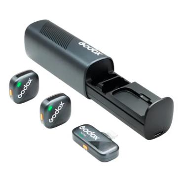 Imagem de Microfone Sem Fio Godox Cube Sl Lapela 2,4g Iphone Preto