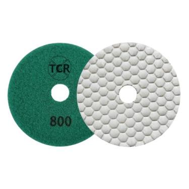 Imagem de Lixa Seca Colmeia Branca Diamantada Polir Marmore 100MM Pro - tcrabras