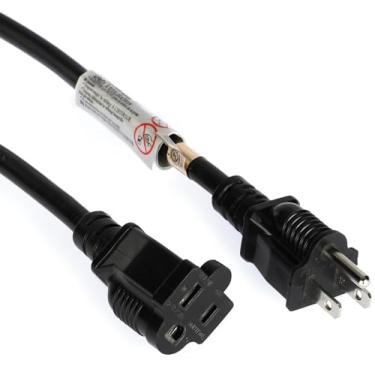 Imagem de Hosa PWX-408 NEMA 5-15R para NEMA 5-15P cabo de extensão de energia, 2,8 m