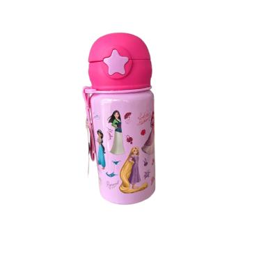 Imagem de Garrafa Lilas com Canudo - Disney Princesas HONGYAO