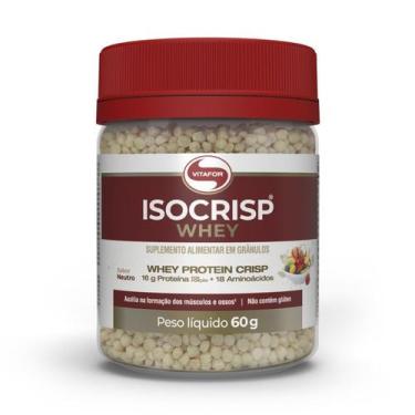 Imagem de Isocrisp Whey Protein Vitafor Neutro 60g