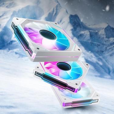 Imagem de Ventiladores para PC AsiaHorse AMICI-5GT RGB com 24 luzes LED de 1800 