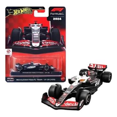 Imagem de  Hot Wheels Premium Carrinho 1:64 Metal Formula 1 MoneyGram Haas F1 VF-24 #20 - Mattel