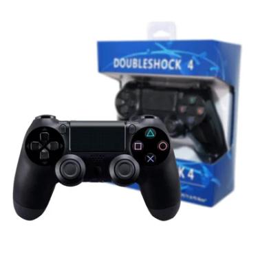 Imagem de Controle Sem Fio para PS4, com vibração E P3 - Preto
