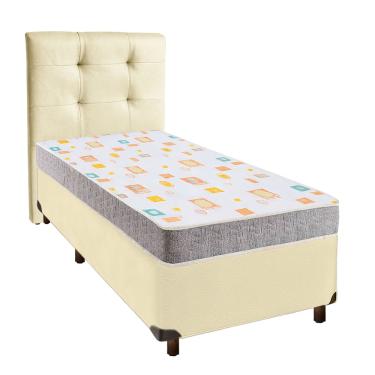 Imagem de Kit Cama Box + Cabeceira + Colchão Solteiro D20 - D20 - Inducol