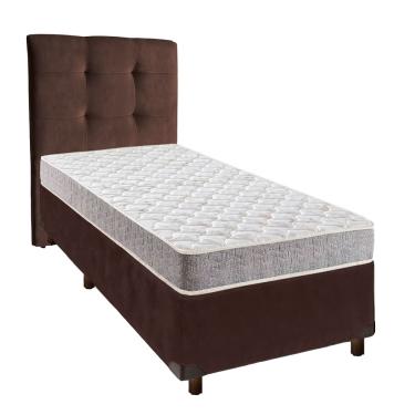 Imagem de Kit Cama Box + Cabeceira + Colchão Solteiro D23 - D23 - Inducol