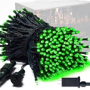 Imagem de Luzes de corda JMEXSUSS 250 LED verde 28 m de Halloween ao ar livre