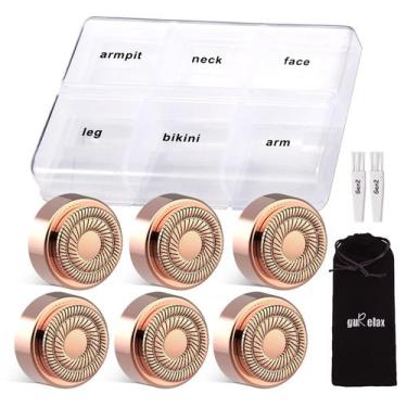 Imagem de Cabeças de reposição para removedor de pelos faciais impecável, 6 unid