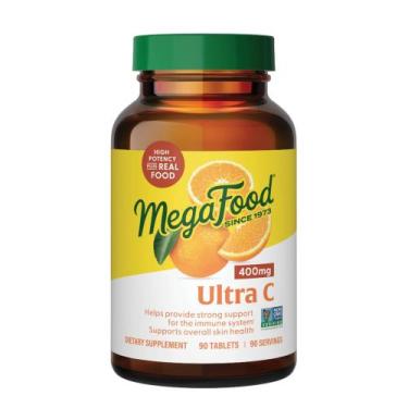 Imagem de Suplemento MegaFood Ultra C 400mg vegano com vitamina C 90 comprimidos